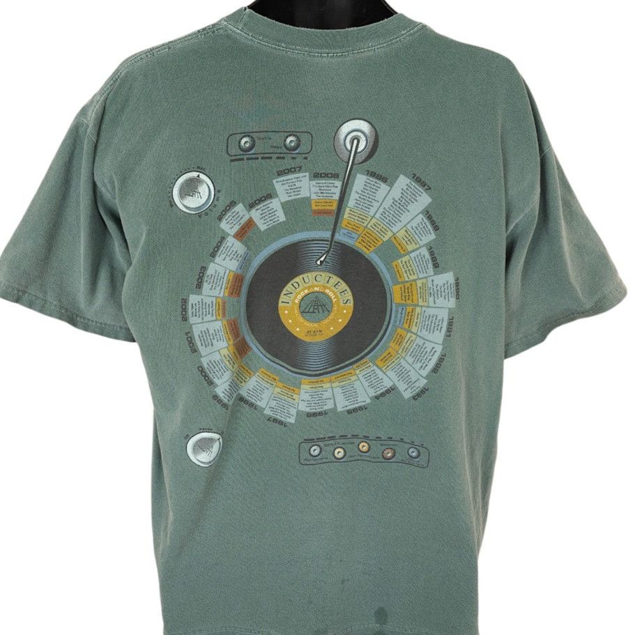 Anvil Rock And Roll Hall Of Fame T Shirt Mens Size Large Green Y2K Size US L / EU 52-54 / 3 - 1 Thumbnail