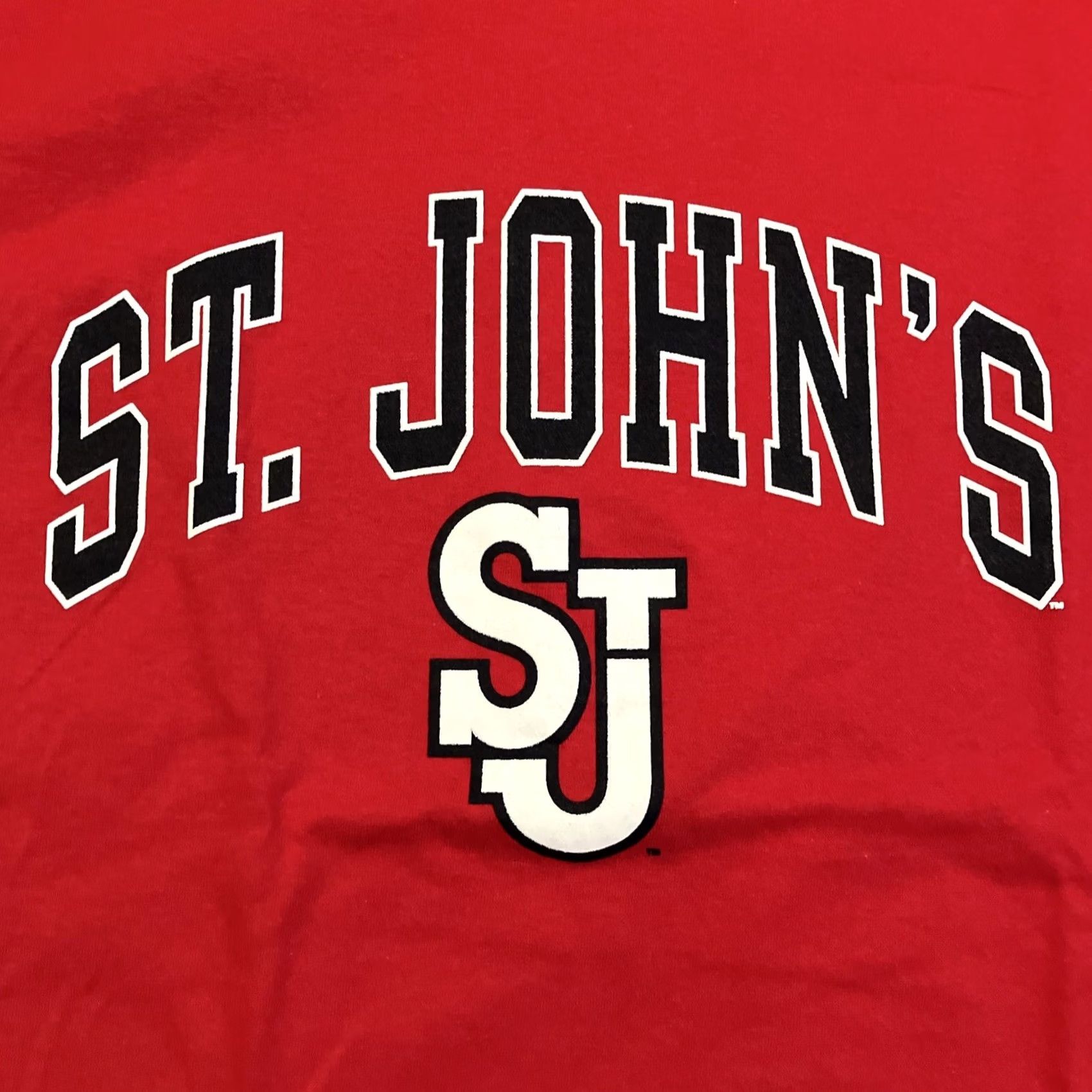Champion CHAMPION T SHIRT ST. JOHN'S UNIVERSITY NEW YORK CITY Red Cotton Short Sleeve Crew Neck Adult Large Men Size US L / EU 52-54 / 3 - 3 Thumbnail