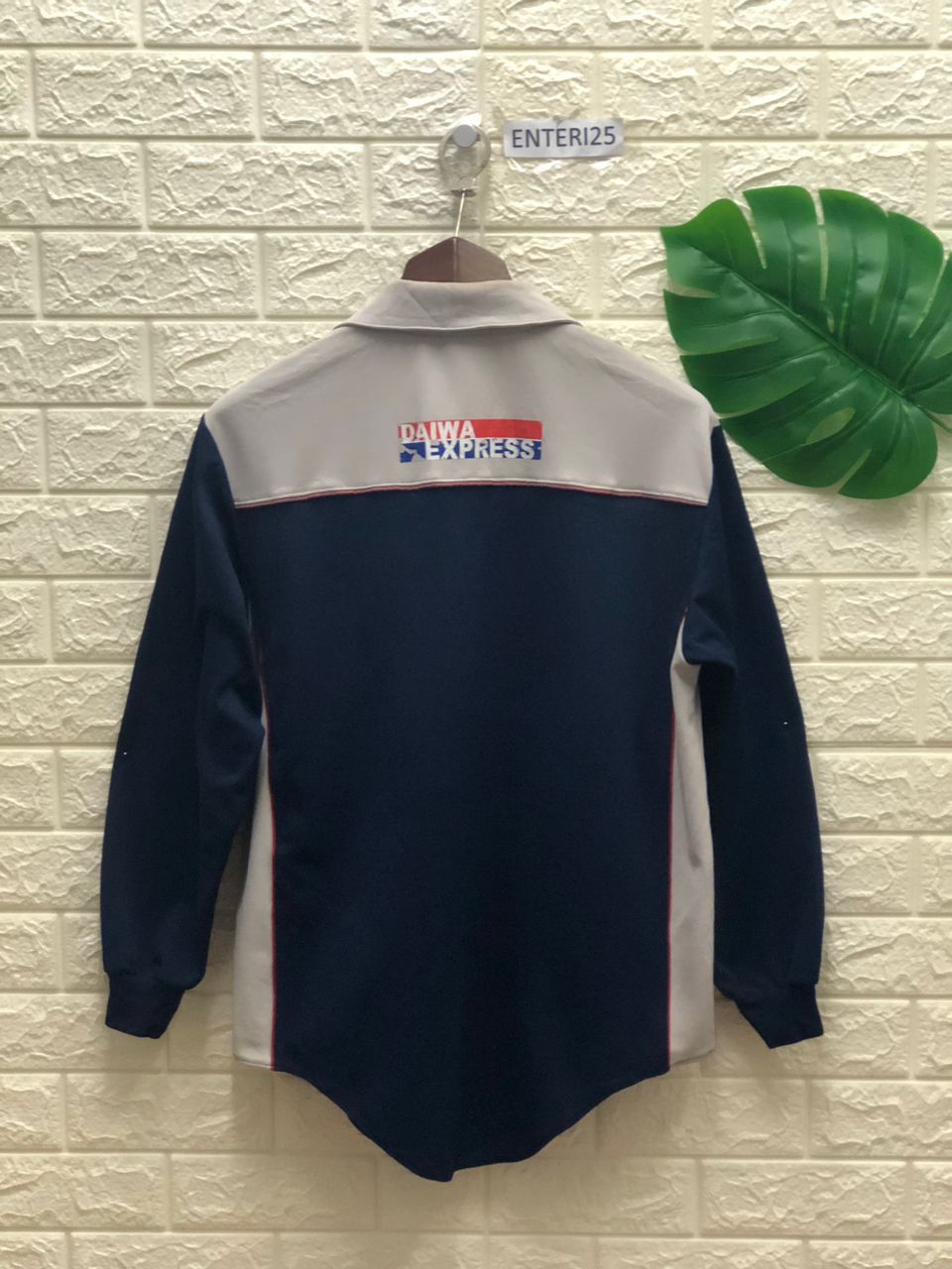 Vintage Vintage daiwa Express polo shirt blue koler working shirt Size US L / EU 52-54 / 3 - 11 Thumbnail