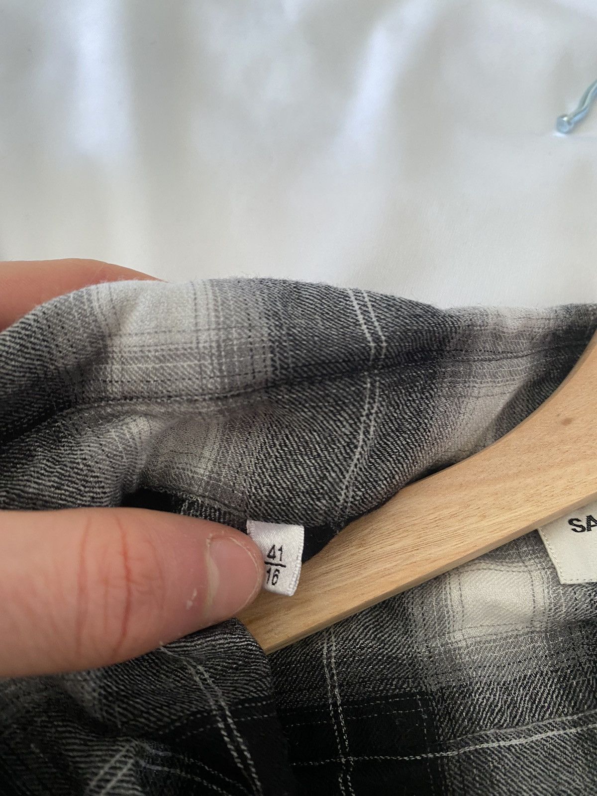 Saint Laurent Paris Saint Laurent FW15 wool blend flannel Size US M / EU 48-50 / 2 - 7 Thumbnail