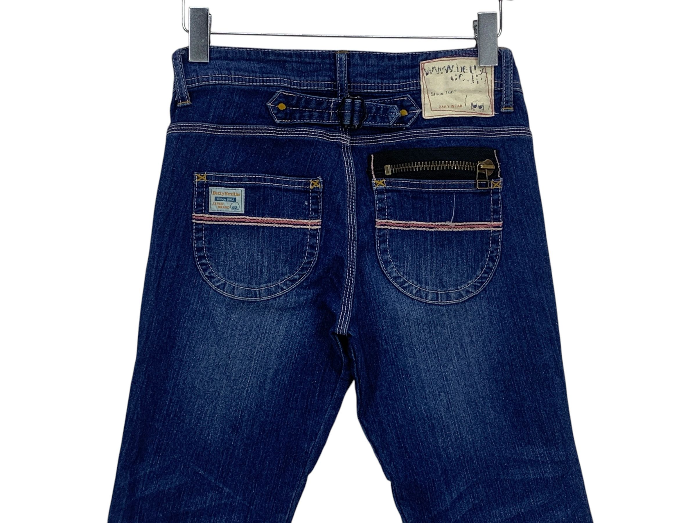 Japanese Brand Betty Smith Buckle Back Pants Japanese Brand Jeans Size 25" / US 0 / IT 36 - 6 Thumbnail