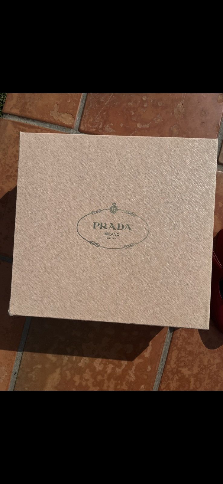 Prada Authentic Prada Burgundy Leather Platform Wedge Size US 7.5 / IT 37.5 - 8 Thumbnail