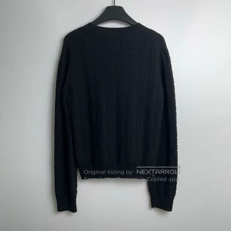 Hermes Hermes 23 Model Embossed Dark Pattern H Logo Knit Sweater Size XS / US 0-2 / IT 36-38 - 4 Thumbnail