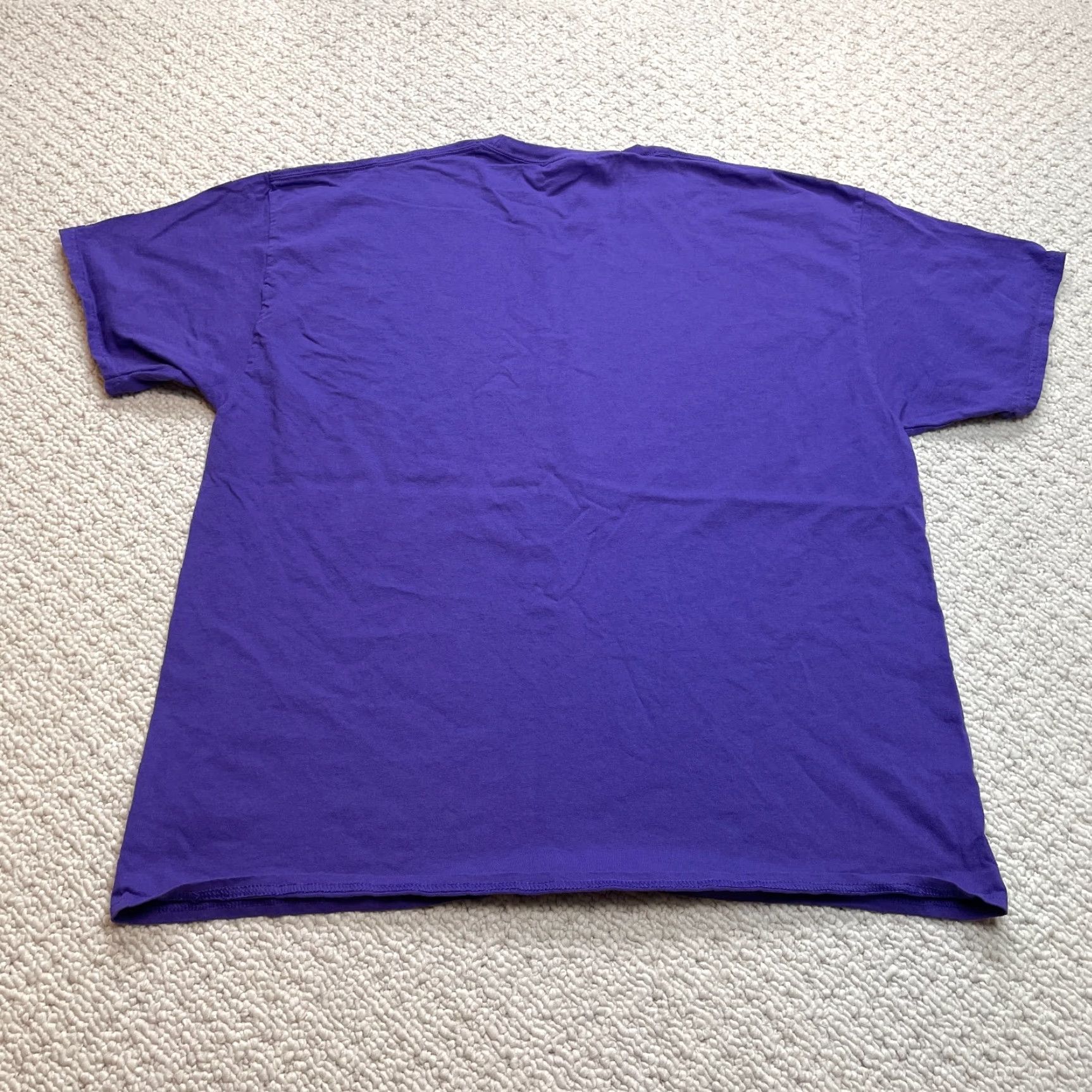 Port & Company Port & Company Core Cotton Shirt Adult 2XL Purple Mens Tee Short Sleeve Top Crew Neck Jersey Logo, 2XL, Regular Fit, T-Shirt, Men Size US XXL / EU 58 / 5 - 8 Thumbnail