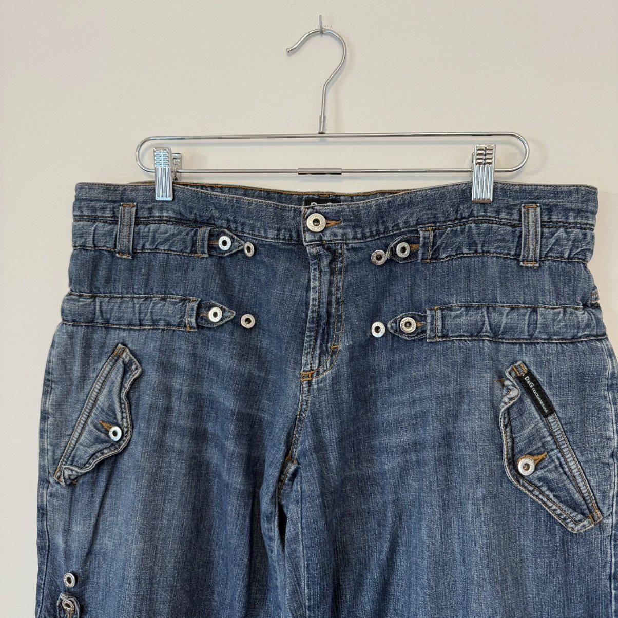 Dolce & Gabbana Vtg Dolce & Gabbana SS2004 Bondage Rave Baggy Jeans Archival Size US 36 / EU 52 - 4 Thumbnail