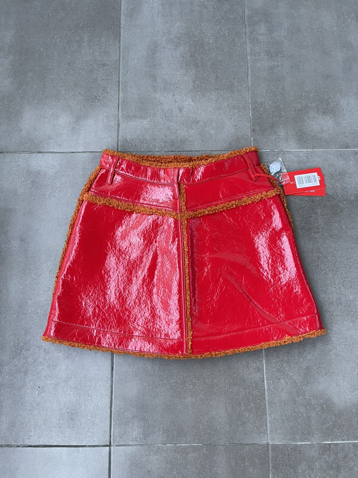 Diesel !DS! DS23 Diesel O-Neillia Red Regular Shine Skirt Size 27" / US 4 / IT 40 - 11 Thumbnail