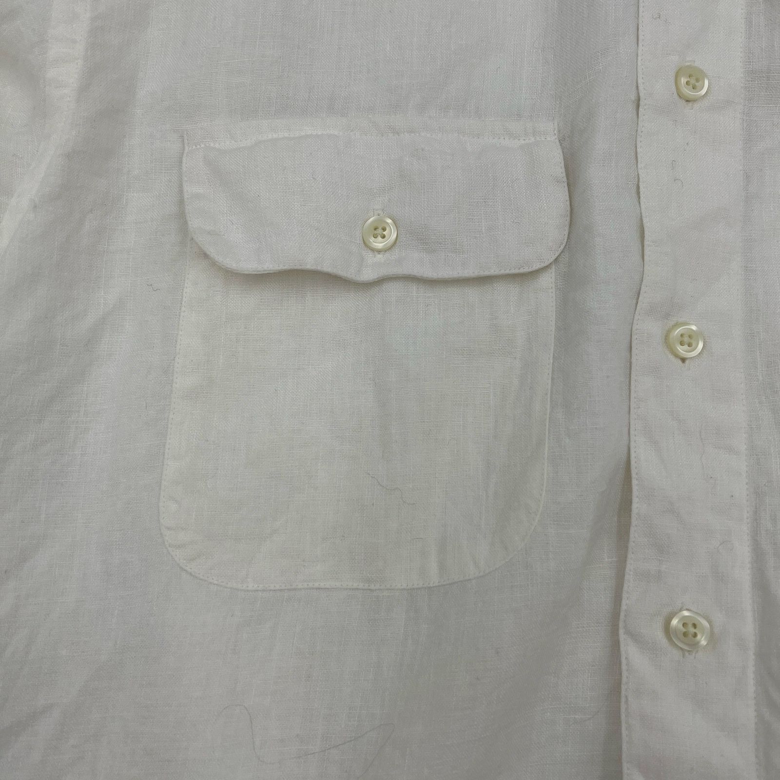 Eddie Bauer Eddie Bauer Irish Linen White Button Up Shirt Size US S / EU 44-46 / 1 - 5 Thumbnail