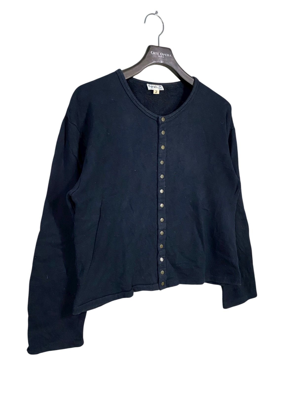 agnes b. Vintage agnes b sweater snap button size 2 Size L / US 10 / IT 46 - 3 Thumbnail