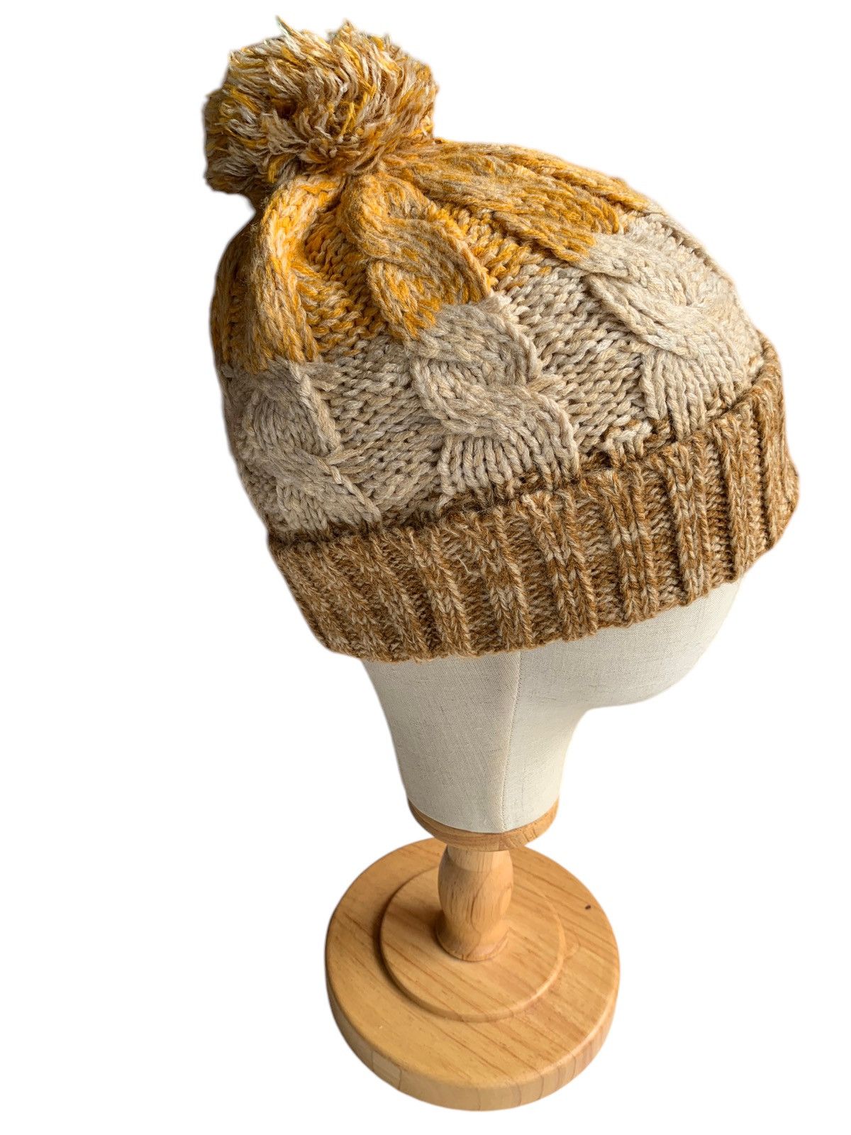 Japanese Brand × Kapital × Vintage Knitted Crochet Winter Session Rare Colour Beanie Hats🧶 Size ONE SIZE - 5 Thumbnail