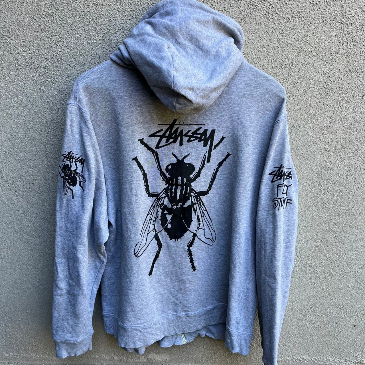 Stussy Vintage STUSSY Fly Stuff hoodie Size US L / EU 52-54 / 3 - 3 Thumbnail