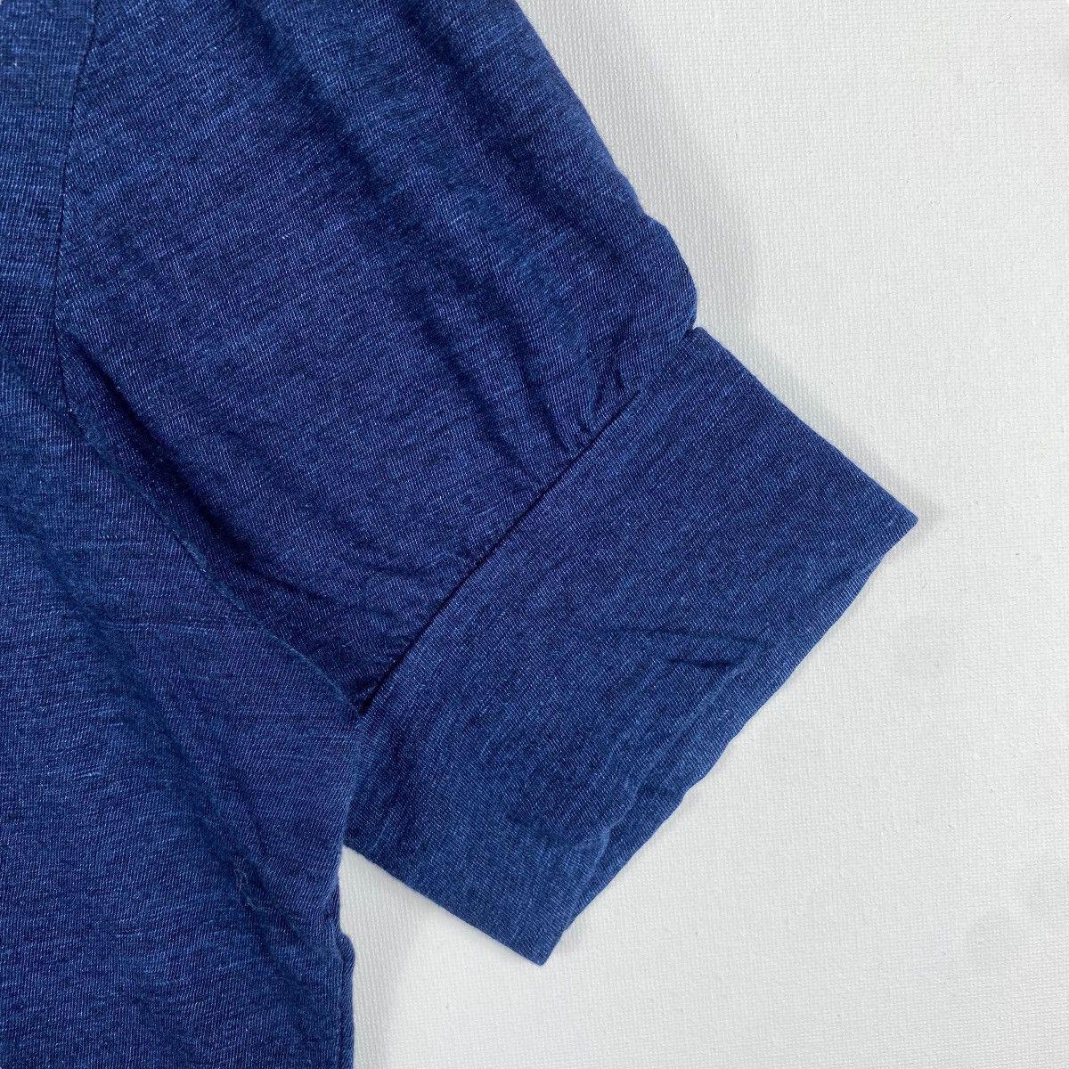 45rpm × Indigo 45RPM Natural Indigo Dyed Button Tee Shirt Size 2 Size S / US 4 / IT 40 - 3 Thumbnail