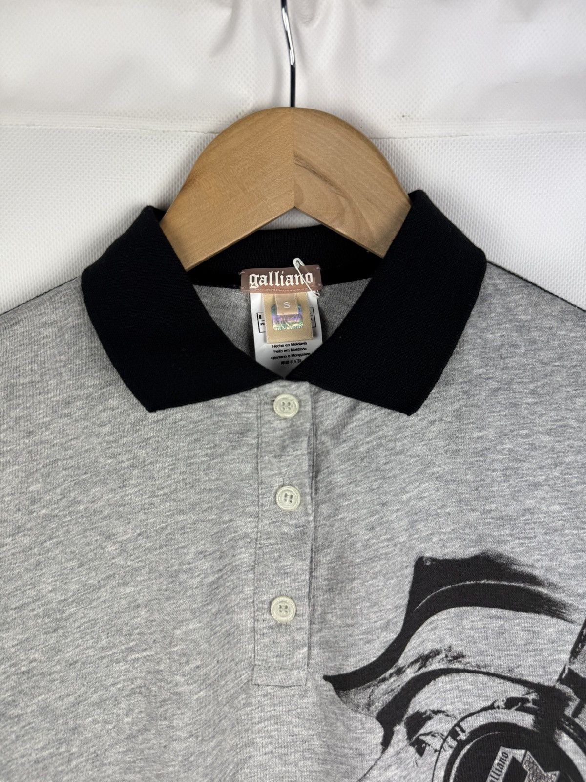 John Galliano Galliano Newspaper You Said It Better Than All Polo T Shirt Size S / US 4 / IT 40 - 9 Thumbnail