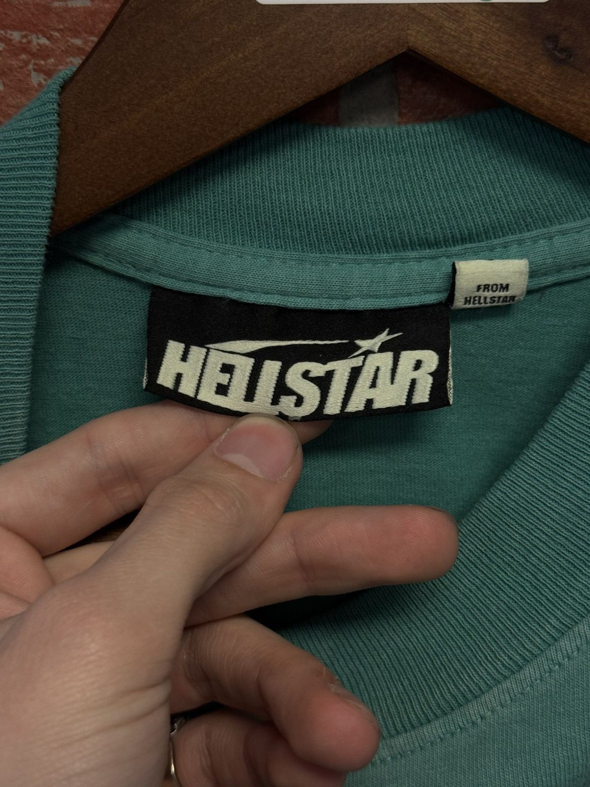 HELLSTAR Hellstar Green Logo Tee Shirt 100% Authentic Size S Size US S / EU 44-46 / 1 - 7 Thumbnail