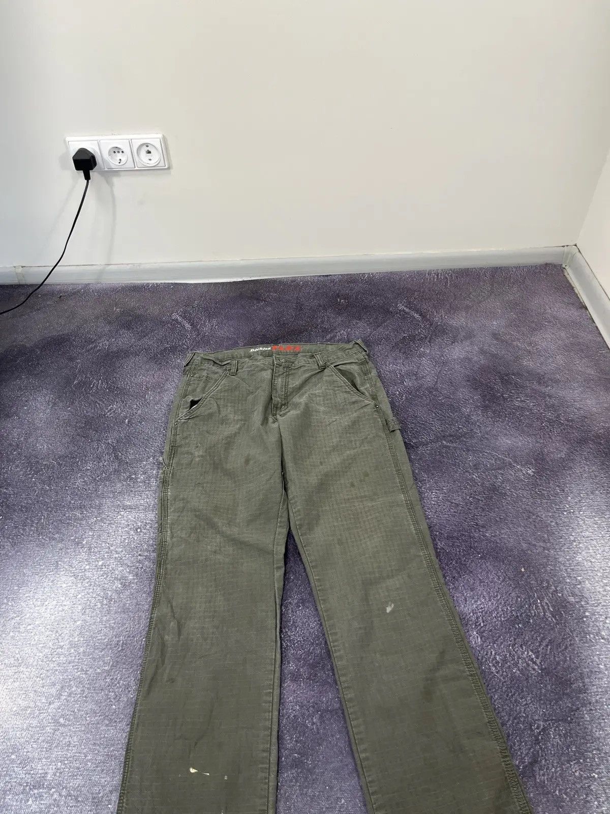 Dickies × Vintage Vintage Dickies Y2K Olive Work Hype Baggy Pants Size US 34 / EU 50 - 6 Thumbnail