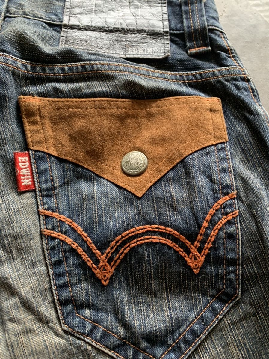 Edwin sick rusty mudwash flare EDWIN XV western style jeans Size US 33 - 15 Thumbnail