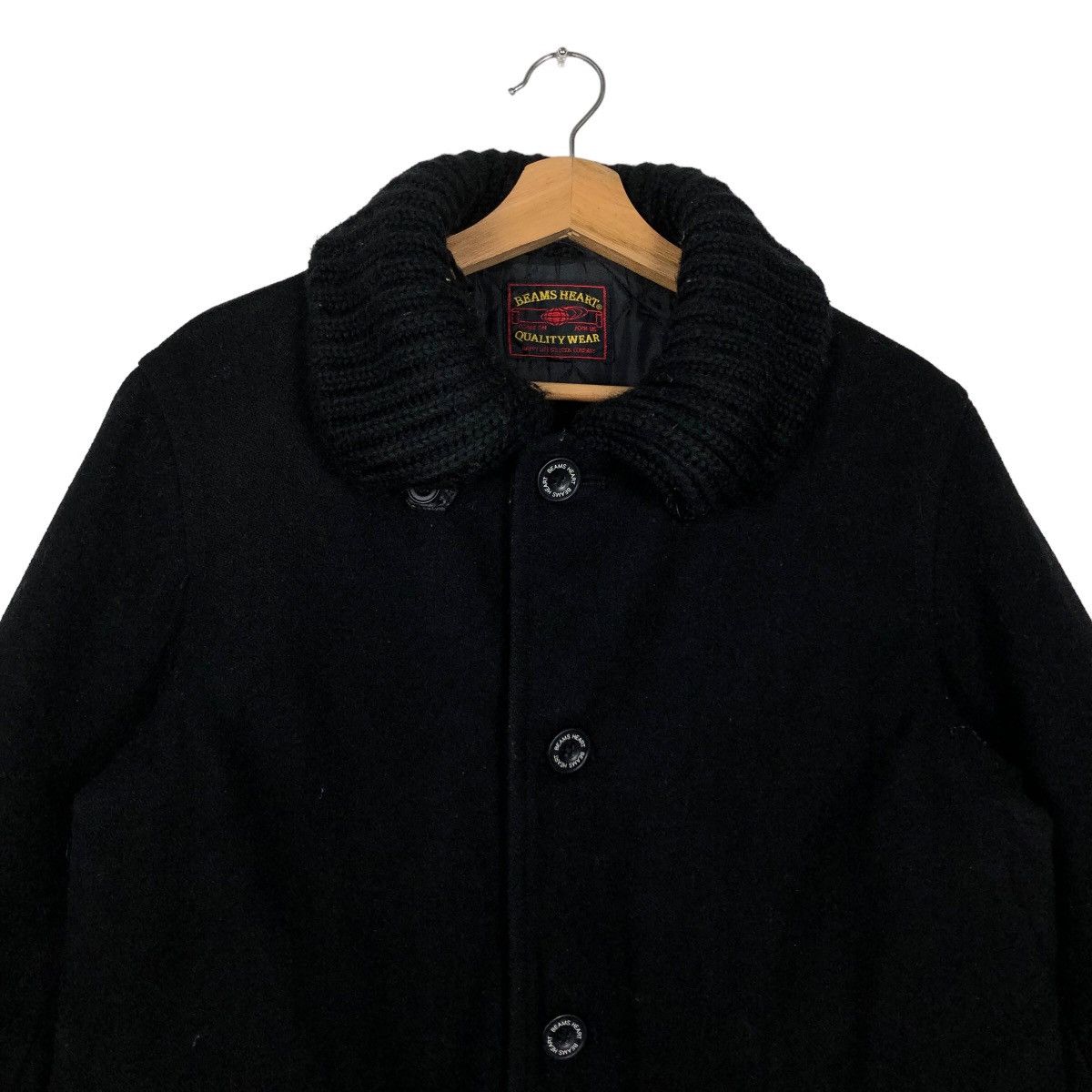 Beams Plus 🔥90’s Vintage Wool Jacket Beams Heart Japan Issey Miyake Size US L / EU 52-54 / 3 - 2 Thumbnail