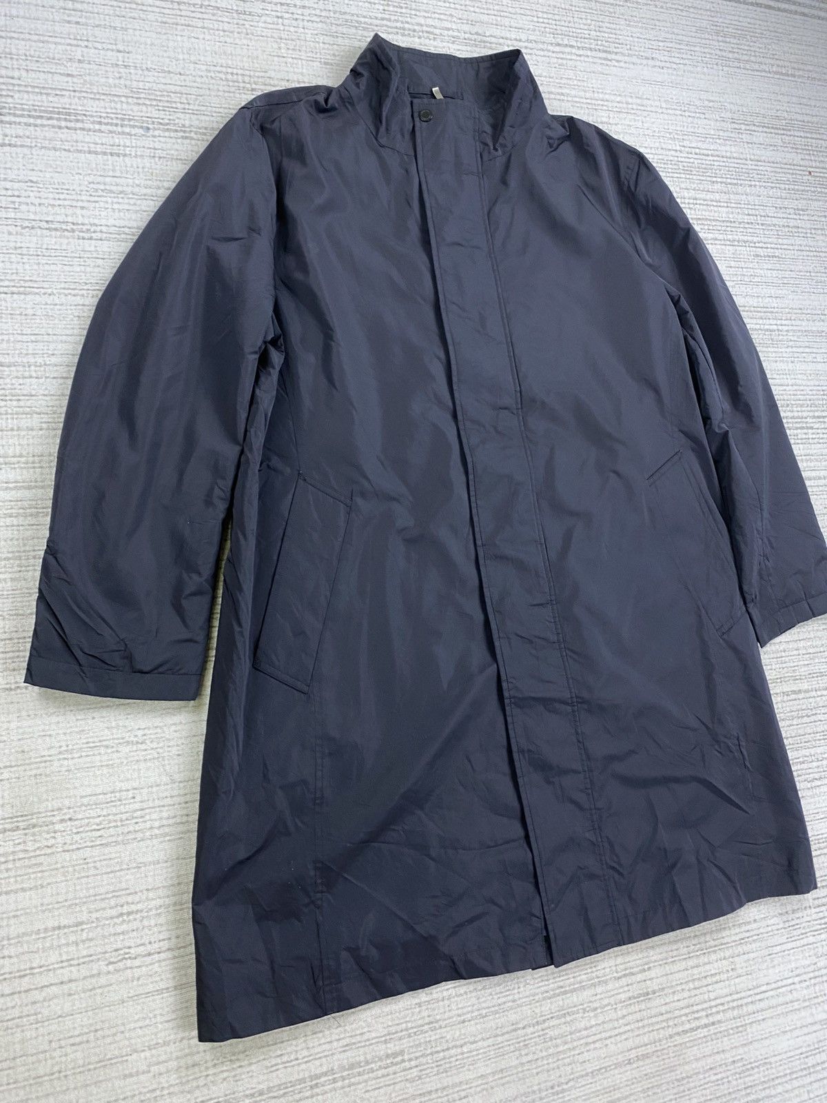Aquascutum × Vintage Vintage Aquascutum London Black Trench Coat Jacket Size US L / EU 52-54 / 3 - 3 Thumbnail