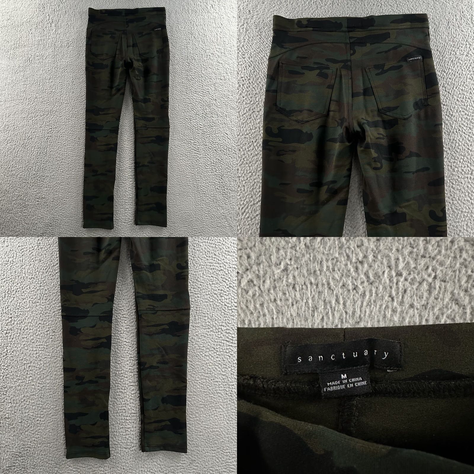 Sanctuary Sanctuary Womens Leggings Camo Multicolor M Pull On Ankle Nylon Rayon Blend Size 32" / US 10 / IT 46 - 9 Thumbnail