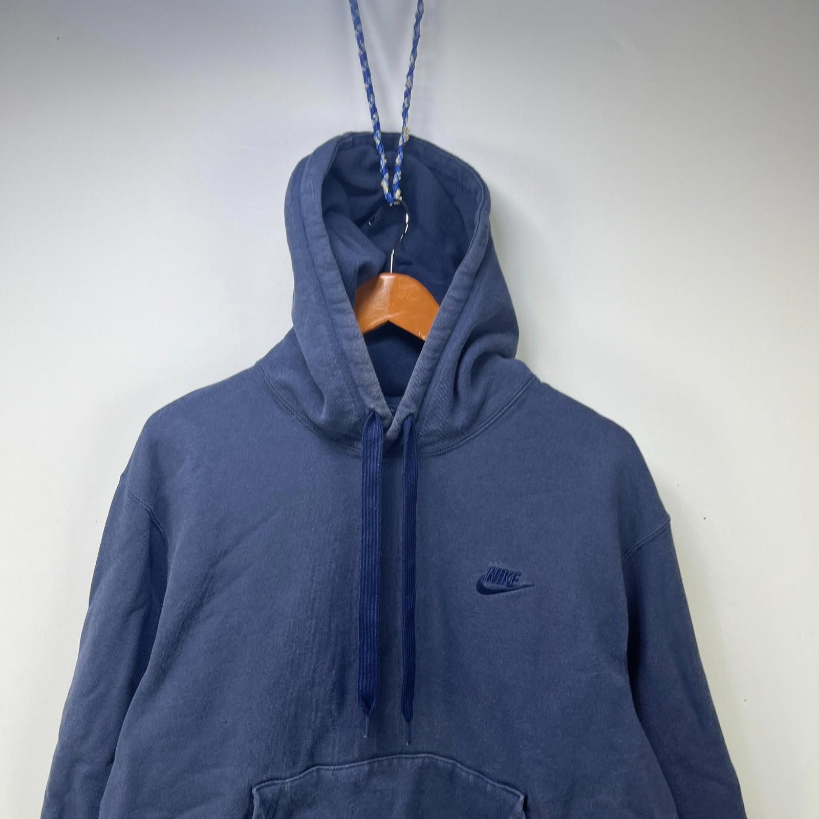 Nike Vintage Nike Swoosh Y2K Hoodie Blue XL Size US XL / EU 56 / 4 - 2 Thumbnail