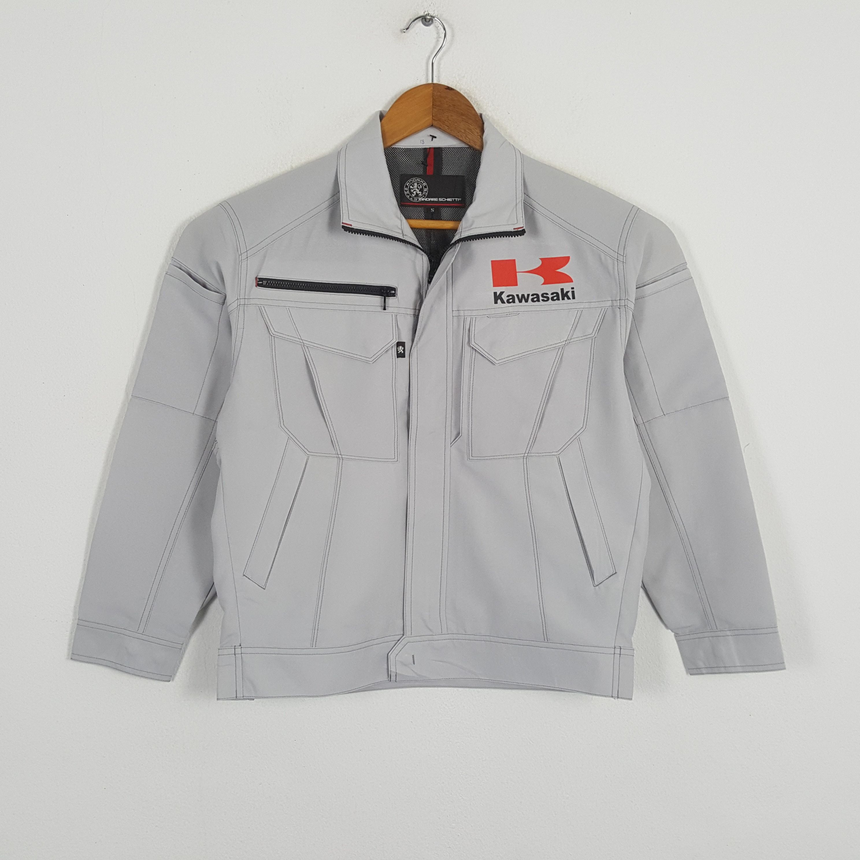 Japanese Brand × Vintage Vintage KAWASAKI Japanese Motorcycle Racing Custom Jacket Size US M / EU 48-50 / 2 - 3 Thumbnail