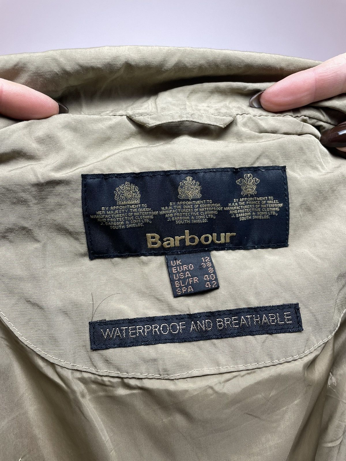 Barbour × Designer Babour L1939 STEEL FLYER jacket size 12 Size XL / US 12-14 / IT 48-50 - 8 Thumbnail