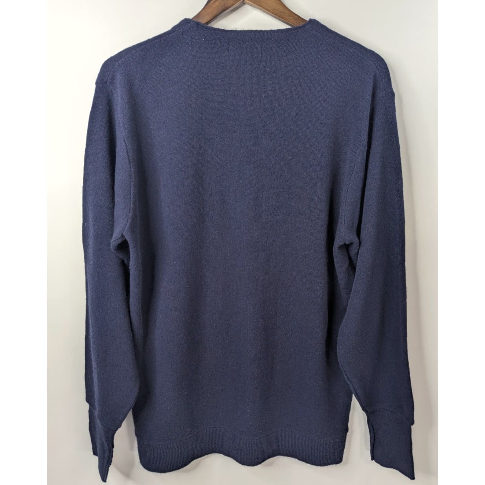 Vintage VINTAGE L.L. Bean Cardigan Navy Knit Sweater Button Mens Medium Tall USA Acrylic Shirt Size US M / EU 48-50 / 2 - 5 Thumbnail