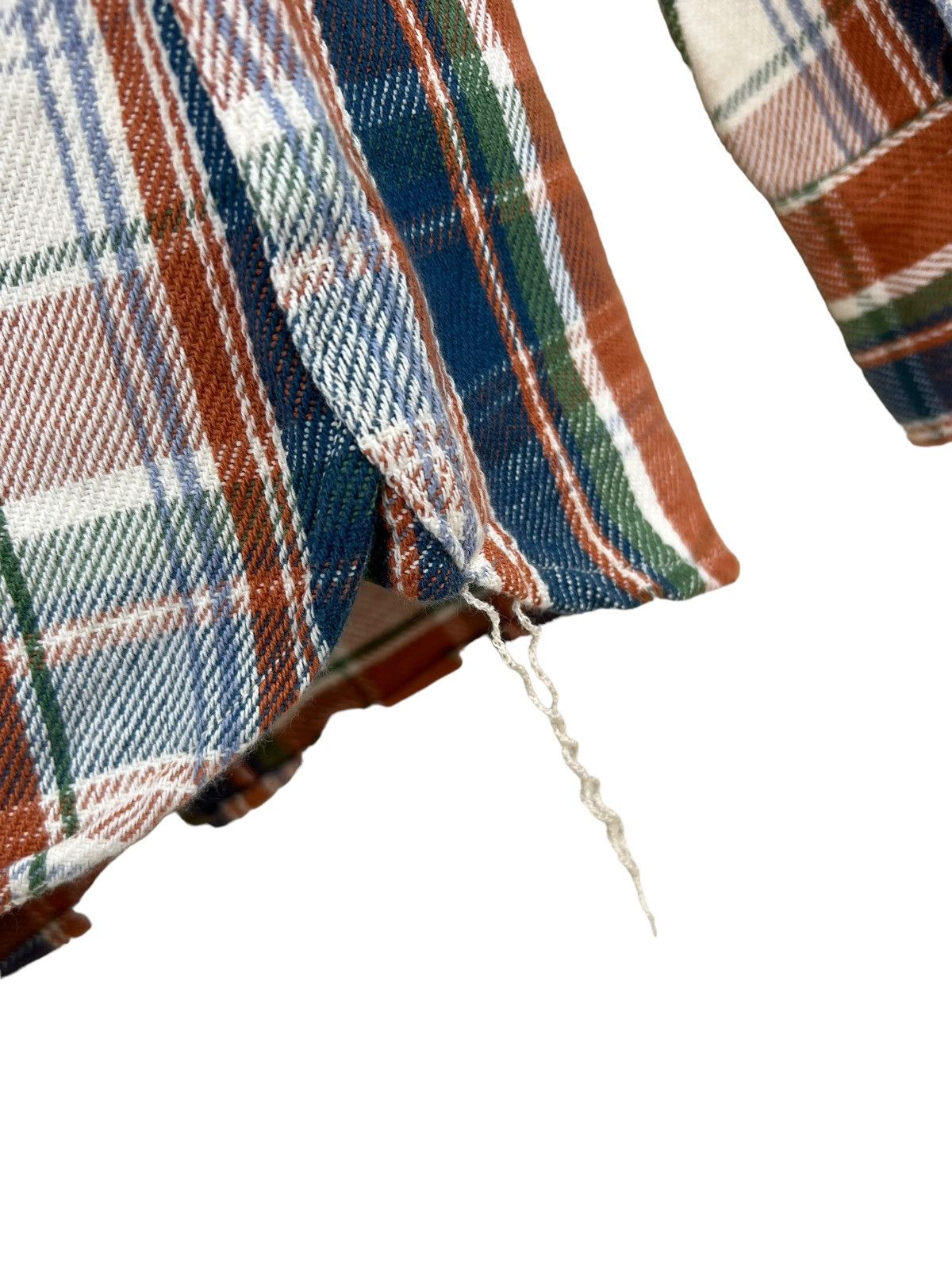 Flannel SEA Made in Japan Double Pocket Gusset Flannel Shirt Size US S / EU 44-46 / 1 - 14 Thumbnail