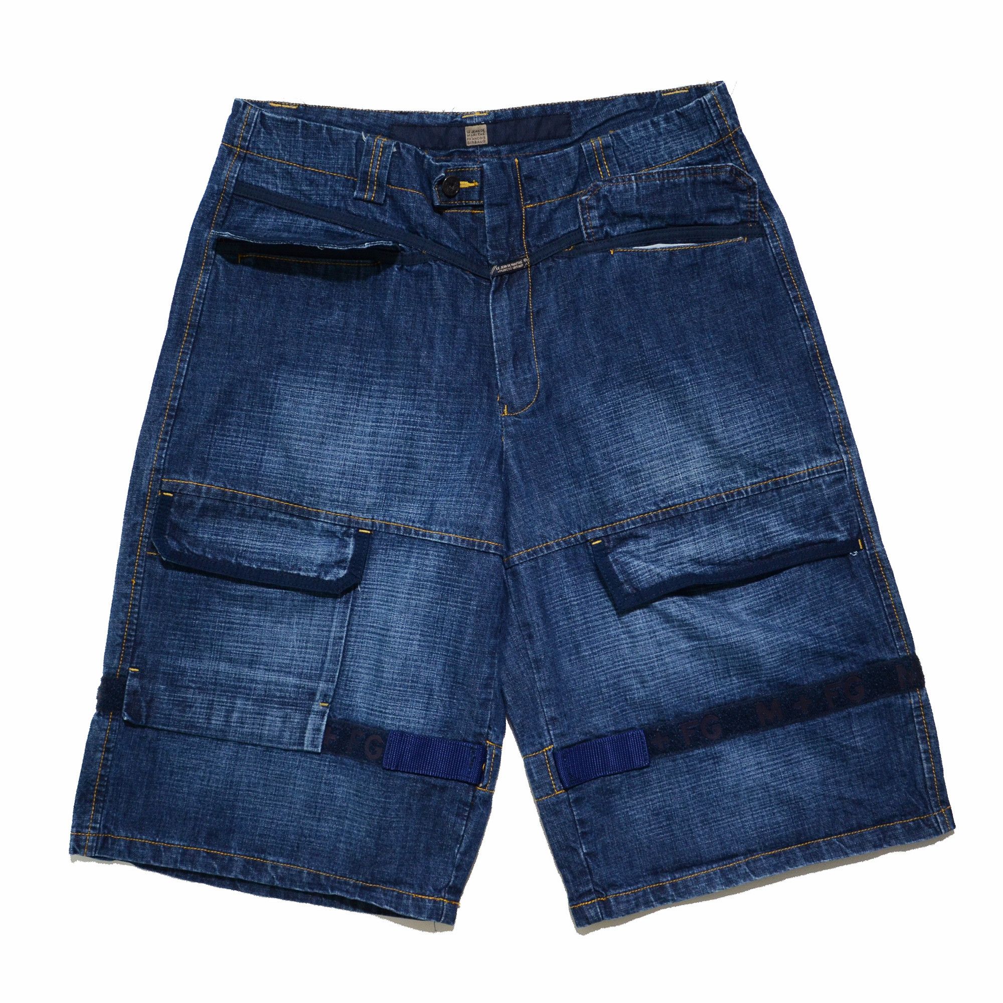 Marithe + Francois Girbaud M+FG Marithe Francois Girbaud Shorts Cargo Denim 2006 Craft Size US 34 / EU 50 - 1 Thumbnail