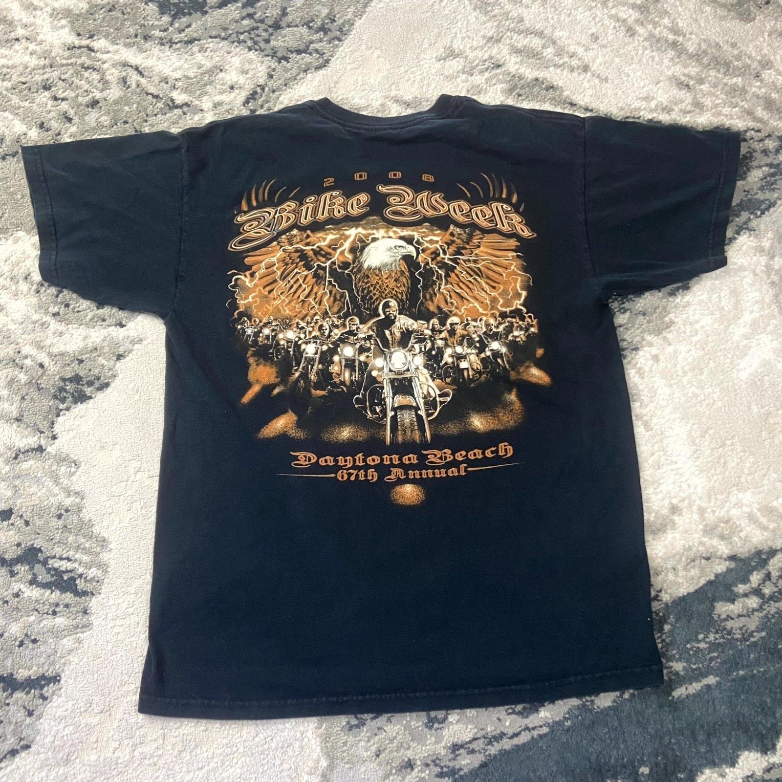 Gildan Vintage Y2K Grunge sz L Bike Week Daytona Beach Motorcycle Size US L / EU 52-54 / 3 - 1 Thumbnail