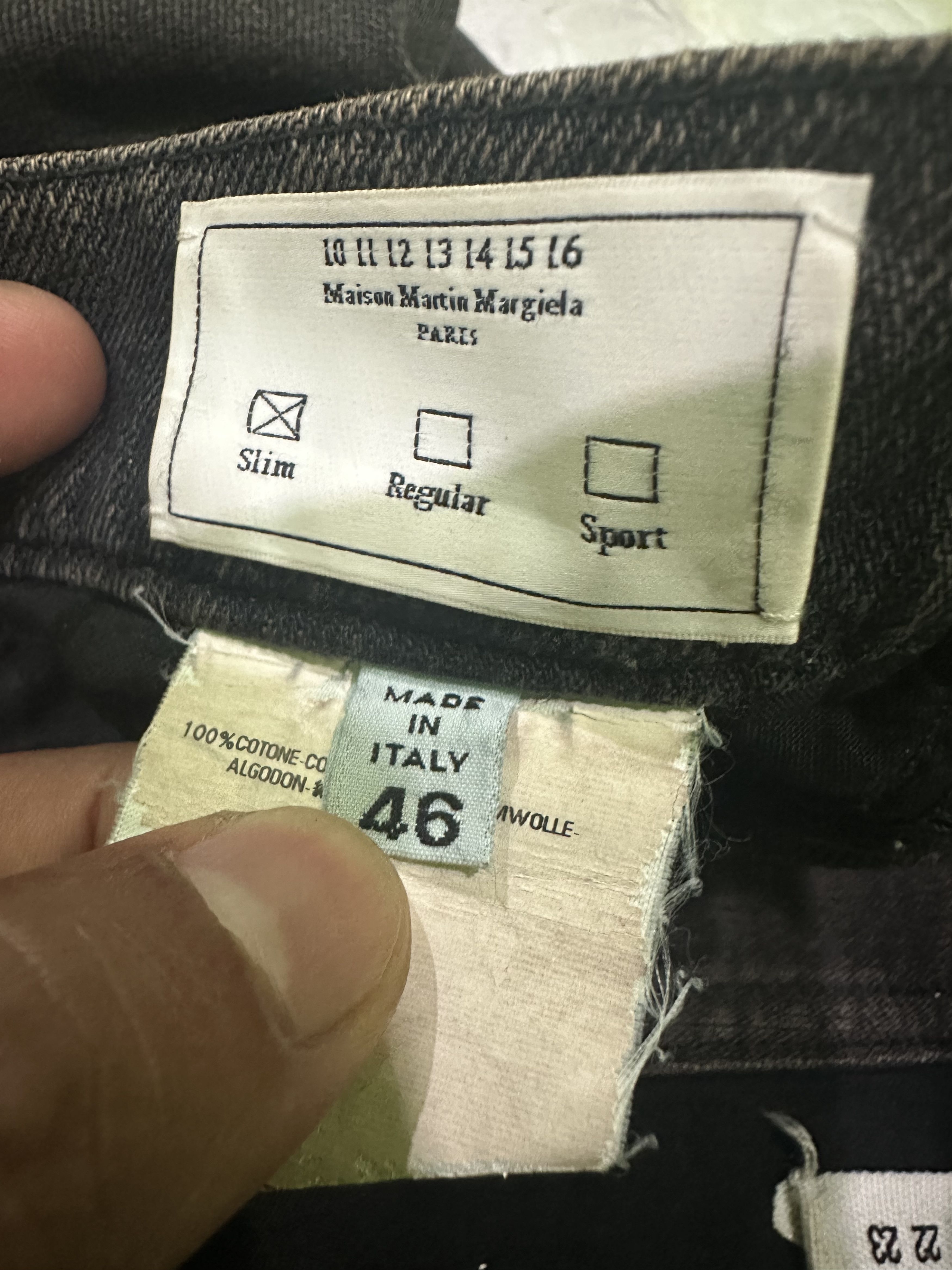 Maison Margiela Maison Martin Margiela MM10 Black Brown Jeans Size US 33 - 22 Thumbnail