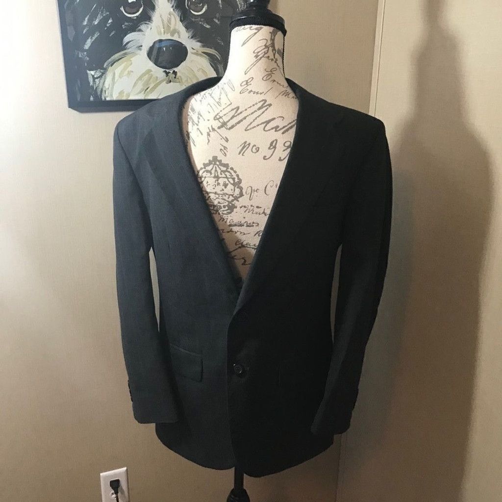 Towncraft Town craft men’s suit jacket size large gray/blue Size 42R - 17 Thumbnail