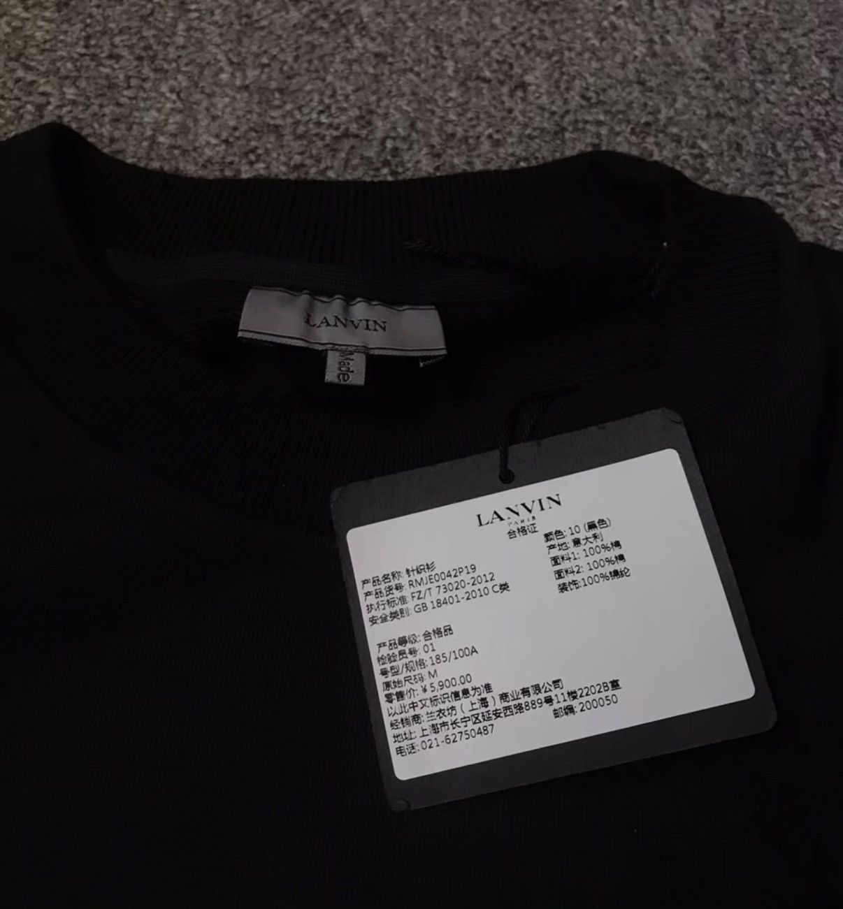 Lanvin Lanvin Hoodie ~~ Lanvin brand new size M in an oversized fit Size US M / EU 48-50 / 2 - 4 Thumbnail