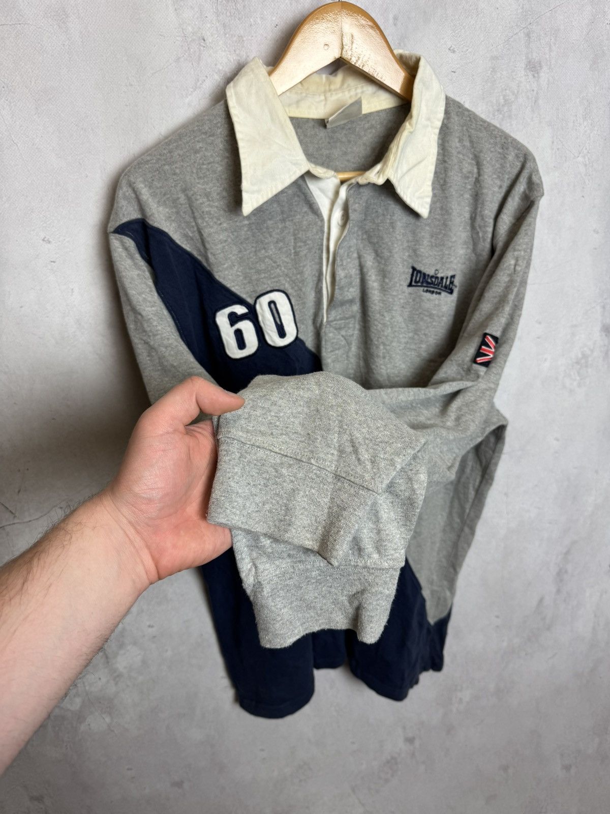 Lonsdale × Vintage Lonsdale London Sweatshirt Vintage 90s Size US XL / EU 56 / 4 - 10 Thumbnail