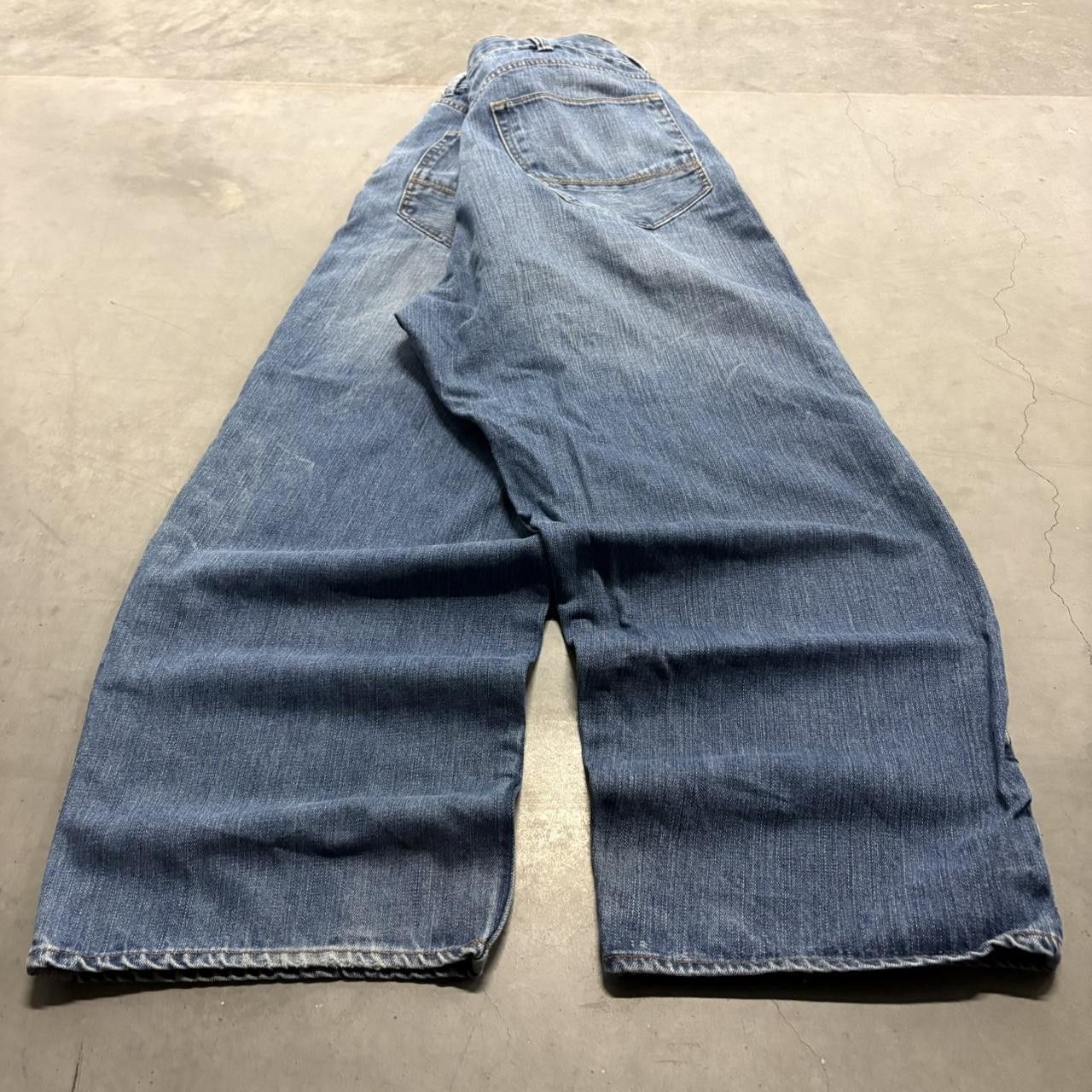 Vintage Crazy Vintage Y2K/2000s Super Baggy Wideleg Arizona Jeans Medium Wash Denim Jeans! Size US 44 / EU 60 - 5 Thumbnail