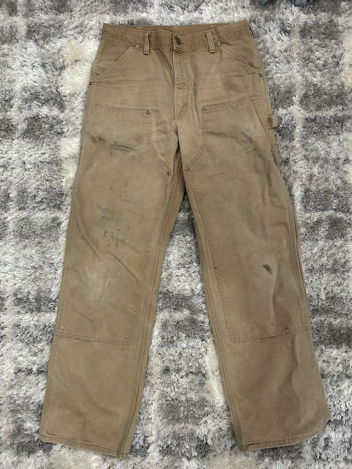 Carhartt Carhartt Tan Khaki Workwear Pants Size US 32 / EU 48 - 3 Thumbnail