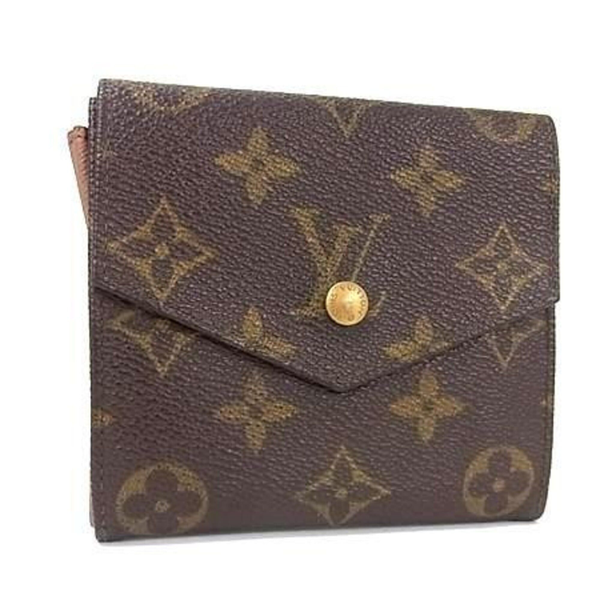 Louis Vuitton Louis Vuitton Tri-fold Wallet Portemonnaie Bifold Carte Credit M61660 Brown Monogram Women's W Size ONE SIZE - 1 Thumbnail