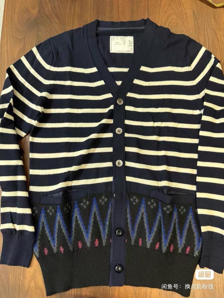 Sacai sacai knit sweater top shirt cardigan jacket Size US M / EU 48-50 / 2 - 1 Thumbnail