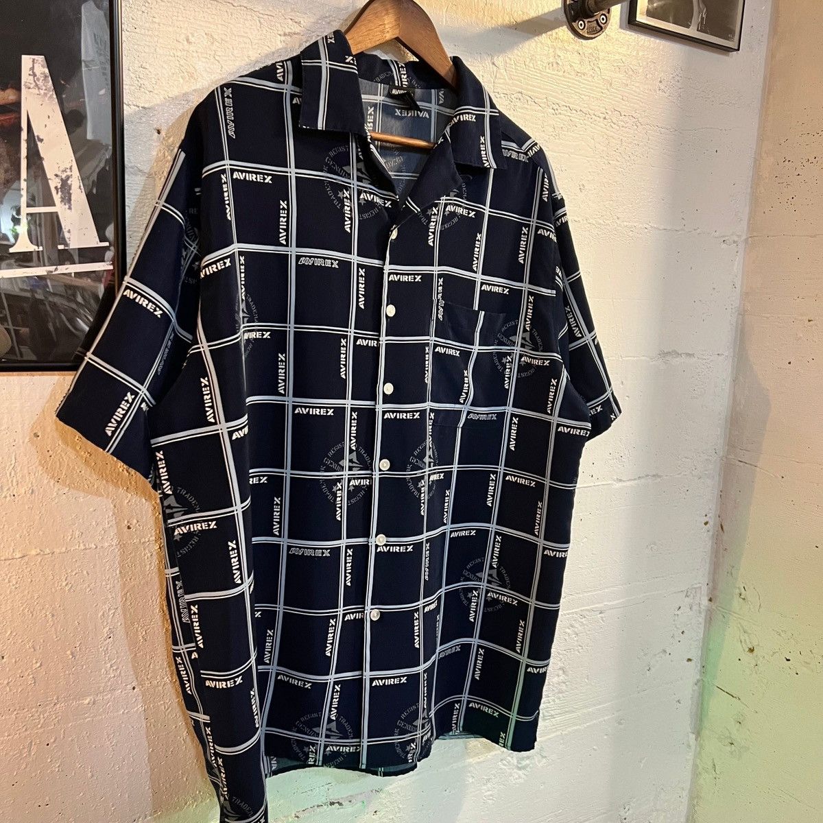 Avirex Vintage Avirex All Over Print Loop Collar Shirt - Size Large Size US L / EU 52-54 / 3 - 3 Thumbnail