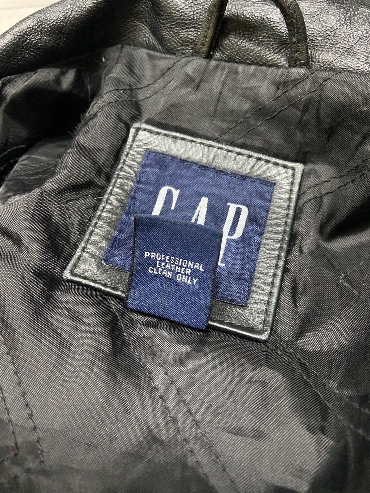 Gap GAP vintage leather jacket zip up Size US XXL / EU 58 / 5 - 6 Thumbnail
