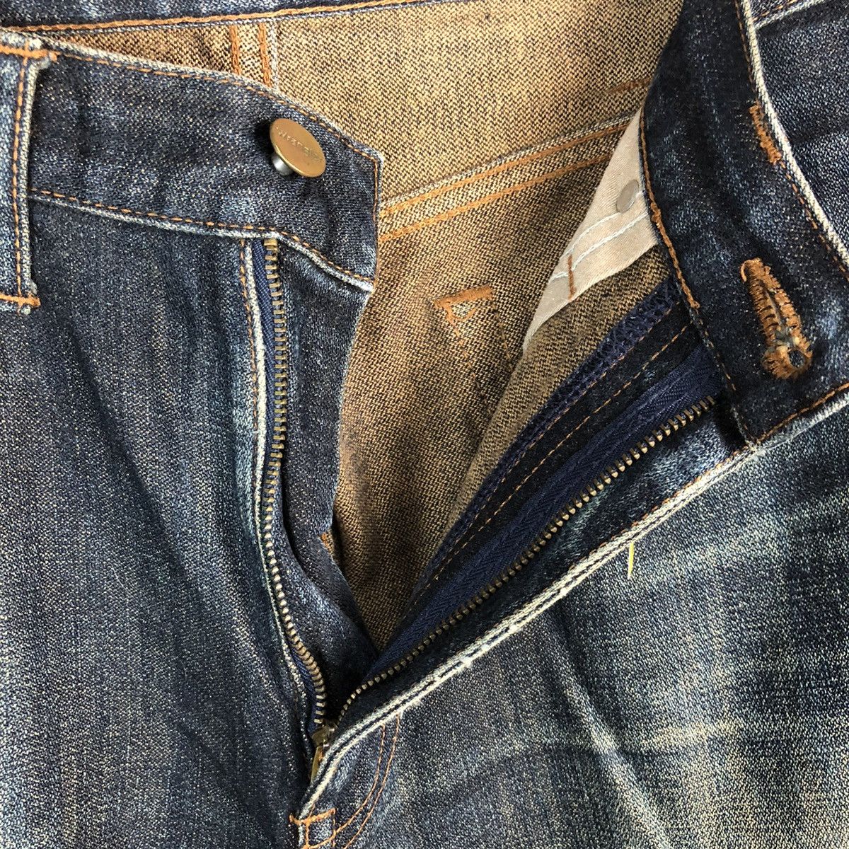 Vintage Wrangler Blue vintage Denim Pants #A1389 Size US 30 / EU 46 - 11 Thumbnail