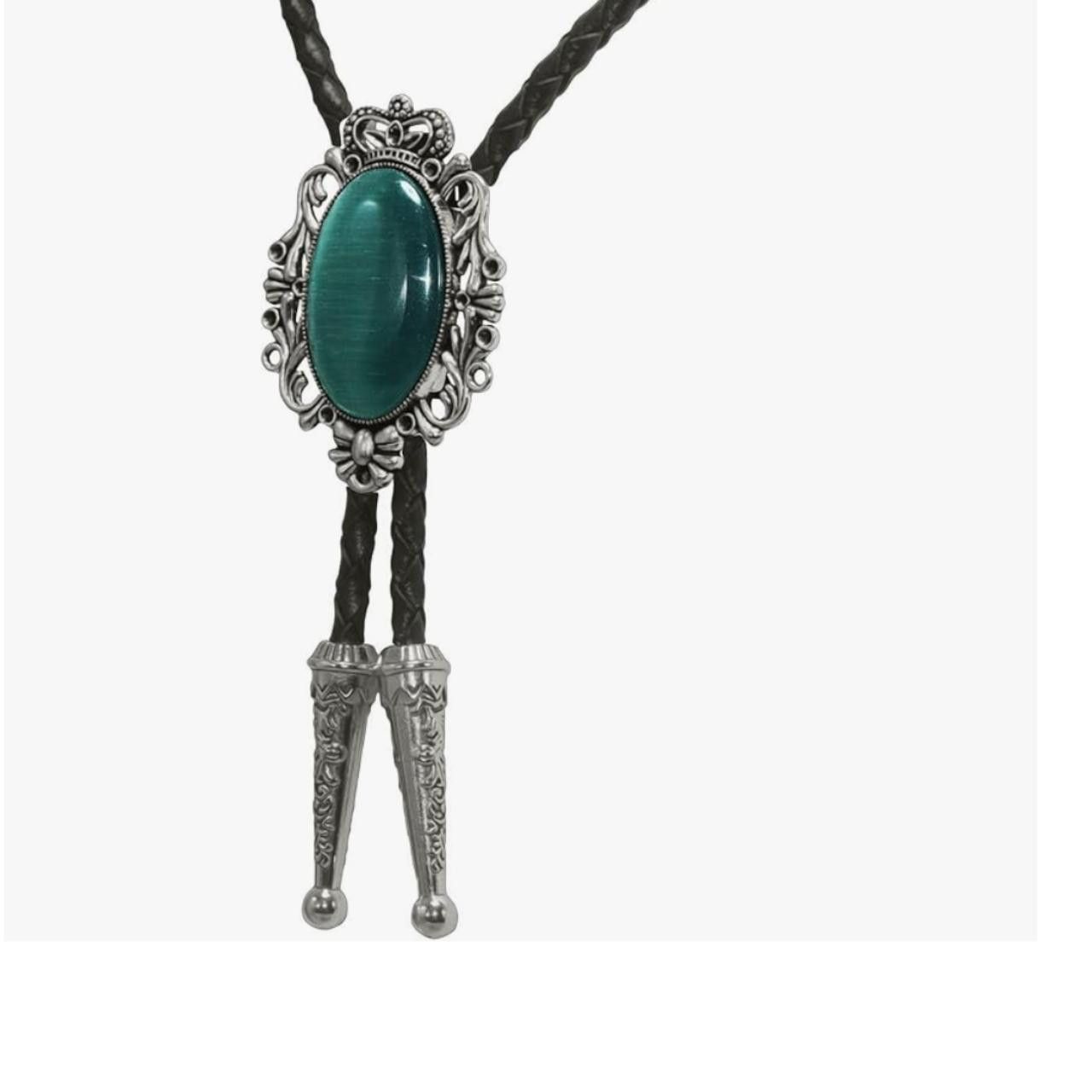 Other Emerald Cat Eye Bolo Tie Size ONE SIZE - 3 Thumbnail