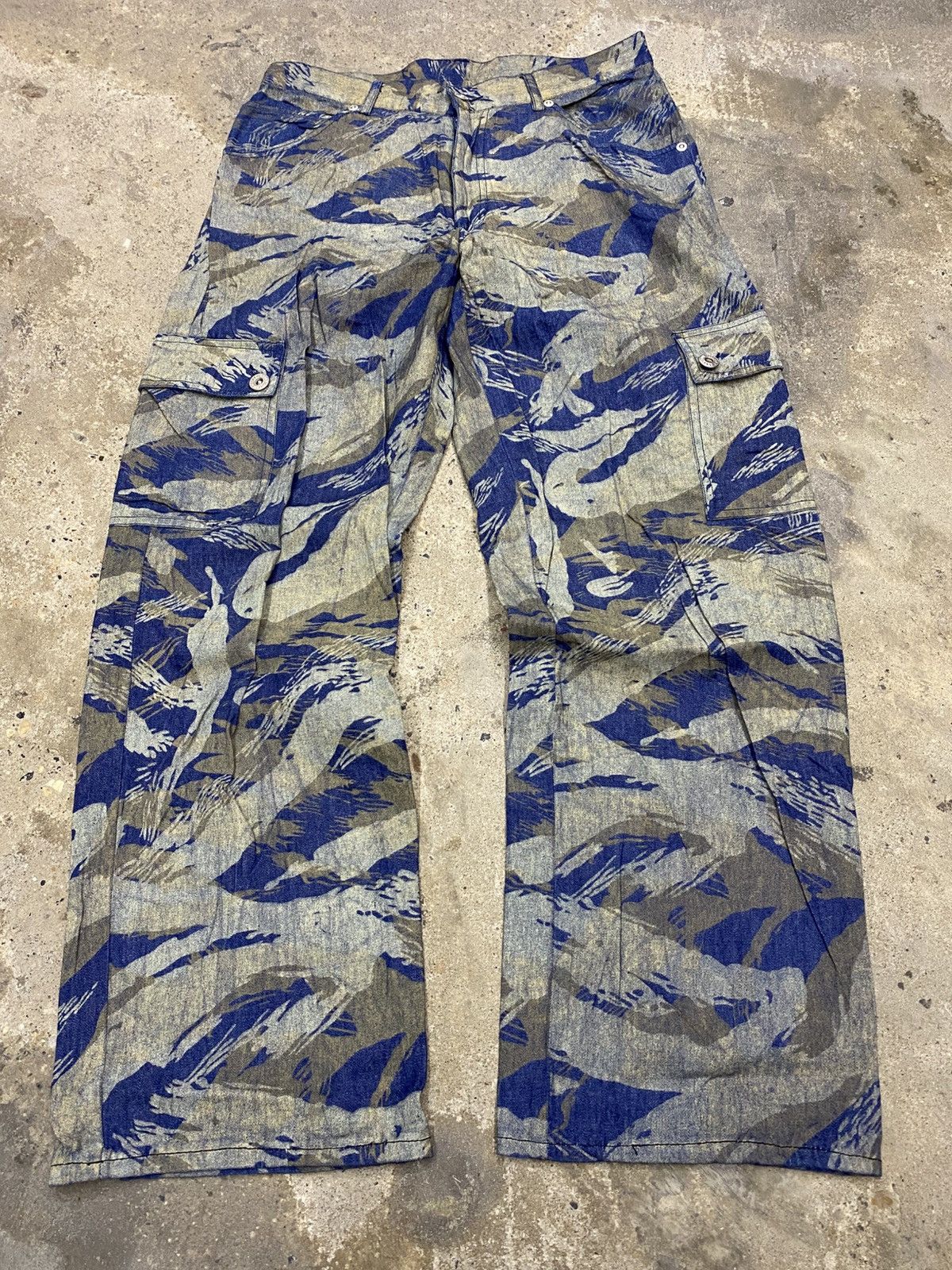 Benetton × Vintage cargo benetton formula pant Size US 29 - 2 Thumbnail