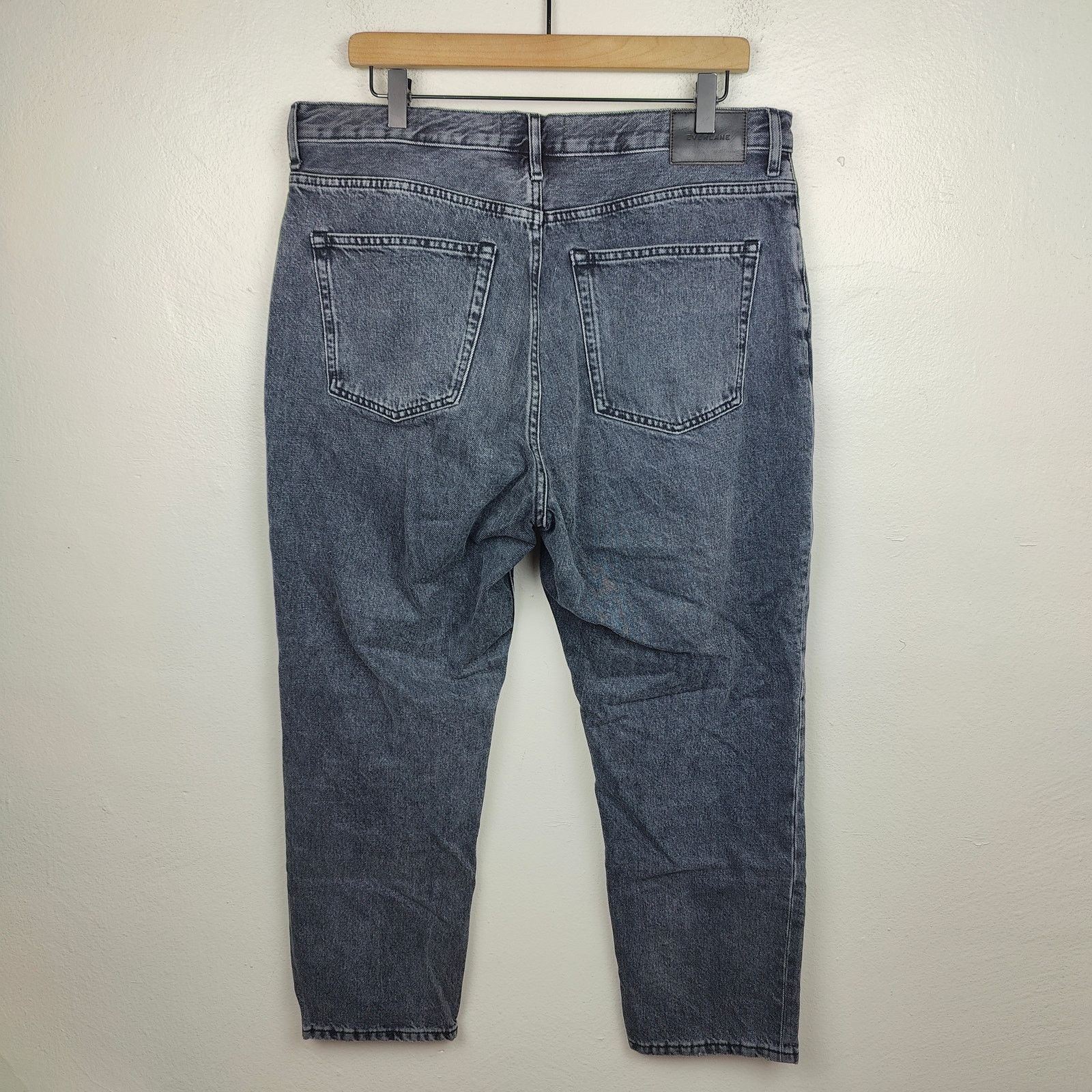 Everlane Everlane The 90s Cheeky Jeans Womens 32 Charcoal Wash Size 32" / US 10 / IT 46 - 4 Thumbnail