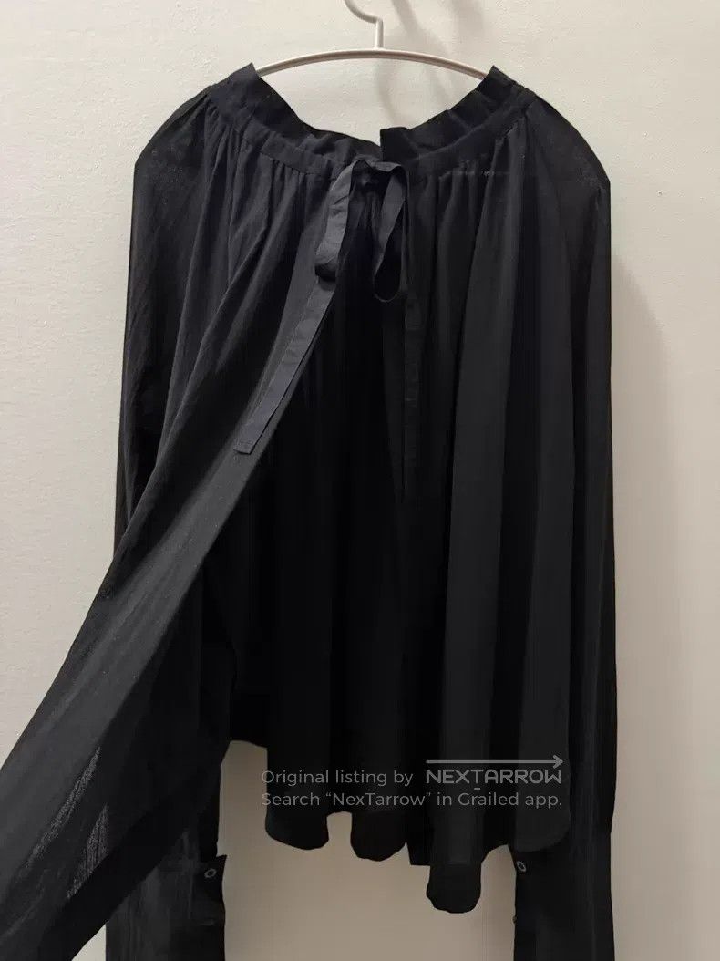Ann Demeulemeester Ann Demeulemeester Backless Tie Black Shirt Size XS / US 0-2 / IT 36-38 - 1 Thumbnail