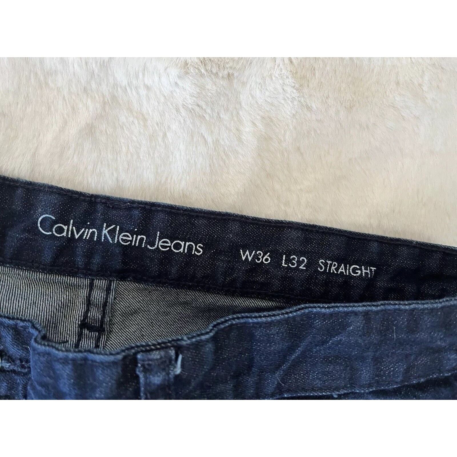 Calvin Klein Calvin Klein Straight Jeans womens size w36x32 Cotton Blend Size 36" / US 14 / IT 50 - 6 Thumbnail