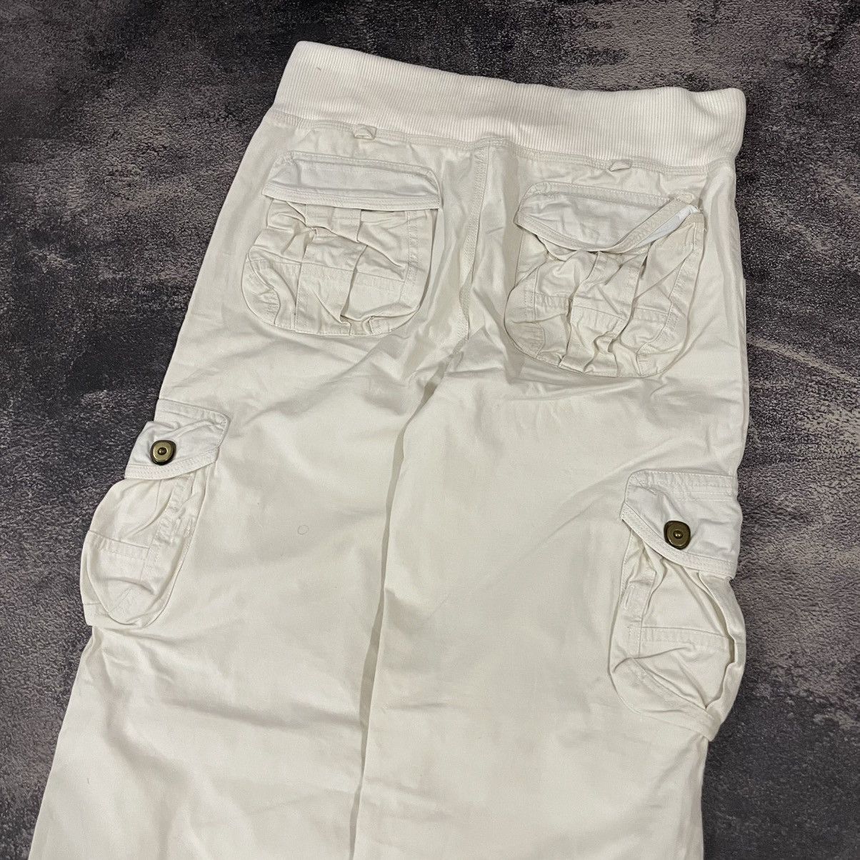 If Six Was Nine × Japanese Brand × Le Grande Bleu (L.G.B.) Vintage White Cargo Pants – Y2K GOA Style Size US 34 / EU 50 - 4 Thumbnail