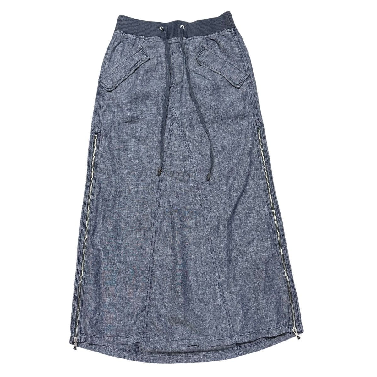 GOA G.O.A Military Denim Skirt Size 28" / US 6 / IT 42 - 1 Thumbnail