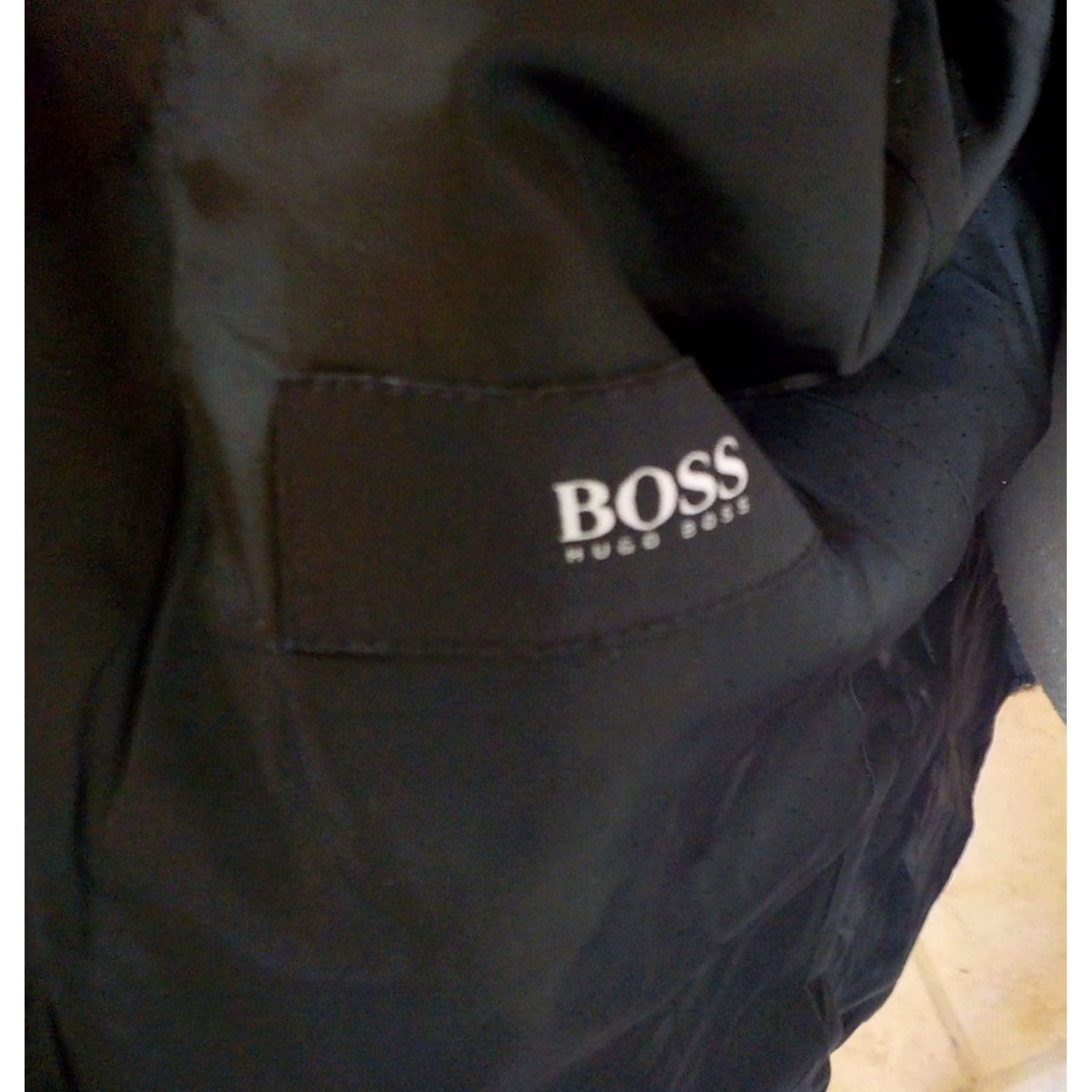 Hugo Boss VINTAGE BOSS HUGO BOSS Black Label Striped Tuxedo Blazer SZ 42R Mens Blazer Wool Blend Peak Lapel 42R Black Size 42R - 7 Thumbnail