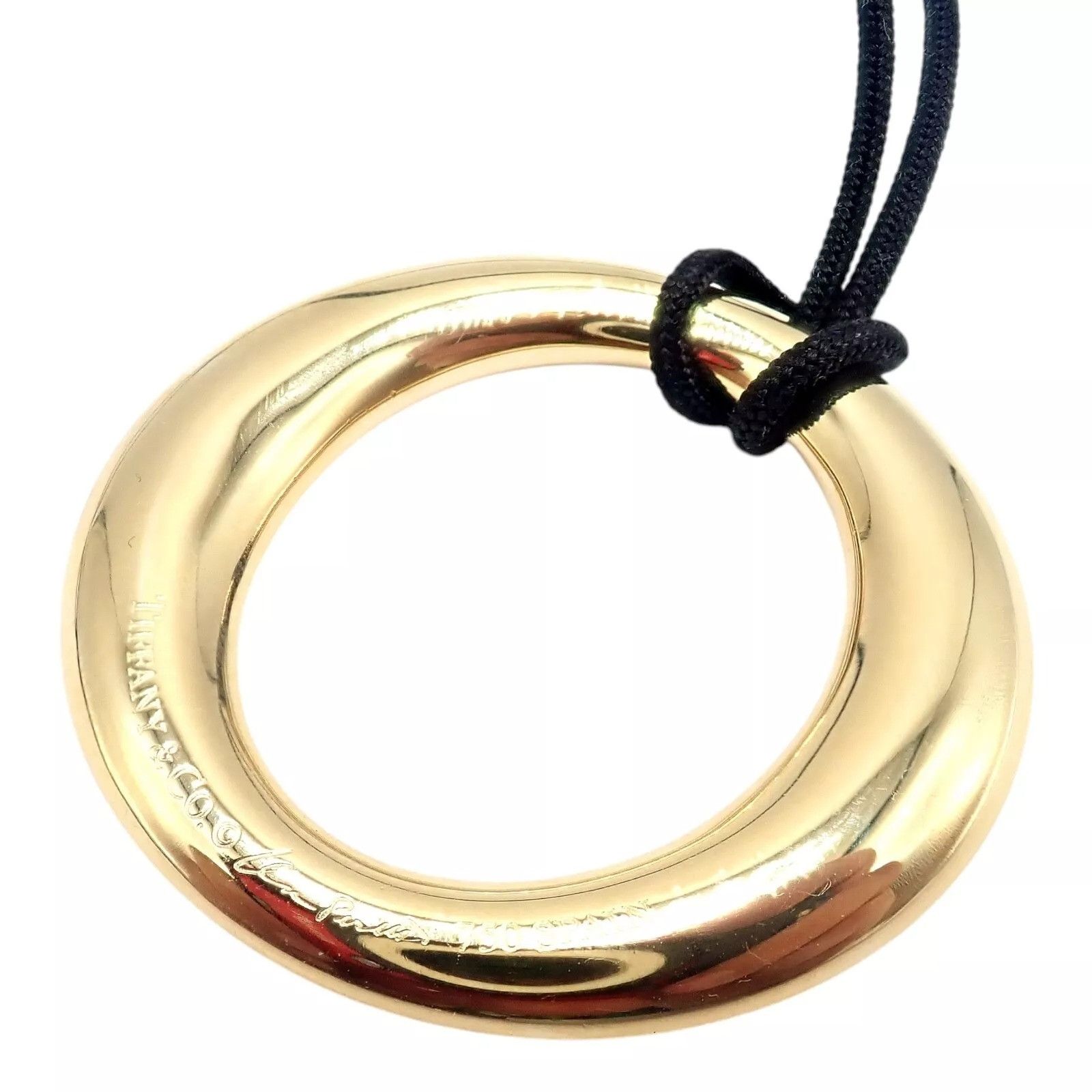 Tiffany & Co. 18k Yellow Gold Peretti 35mm Medium Sevillana Necklace Size ONE SIZE - 9 Thumbnail