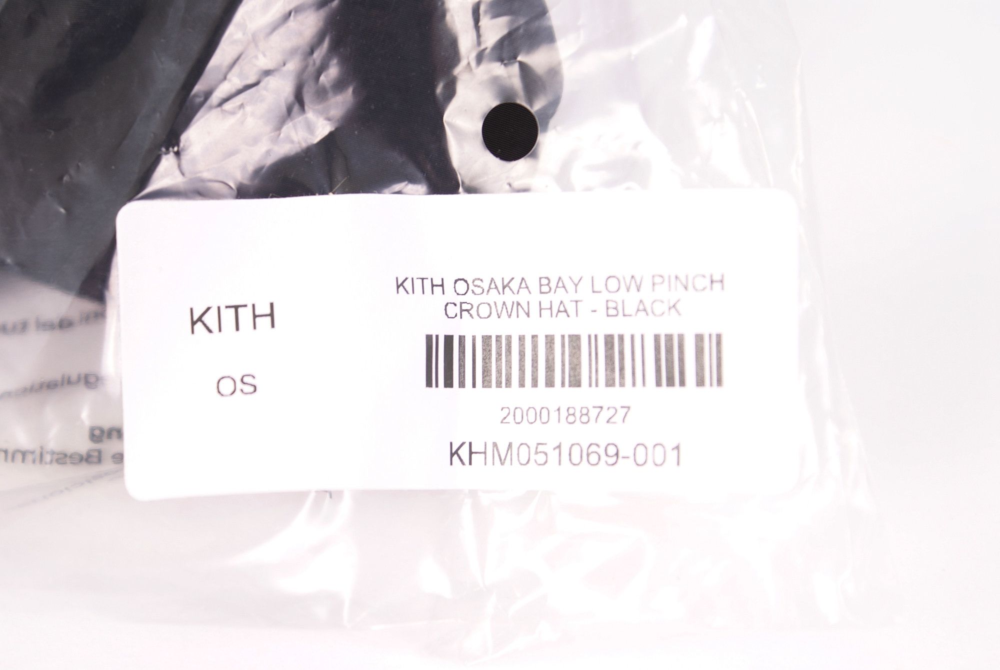 Kith 2025 KITH OSAKA BAY Low Pinch Crown Cap Snapback Black Red Size ONE SIZE - 6 Thumbnail